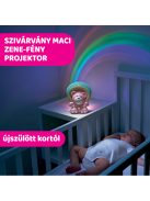 Chicco Rainbow Bear - Szivárvány maci zene-fény projektor, elemes, rózsaszín