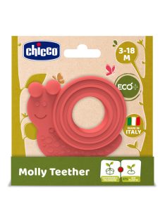   Chicco Molly csigás rágóka ECO+ bioműanyag felhasználásával