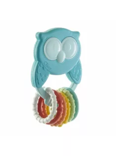 Chicco Owly bagoly csörgő-rágóka, ECO+ ökoműanyag