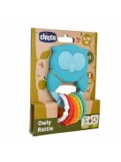 Chicco Owly bagoly csörgő-rágóka ECO+ ökoműanyag