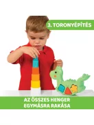 Chicco Hintázó dínó építőjáték 2in1 ECO+ anyag