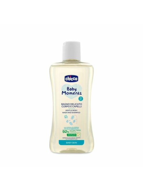 Chicco Baby Moments újszülött fürdető és sampon 200ml