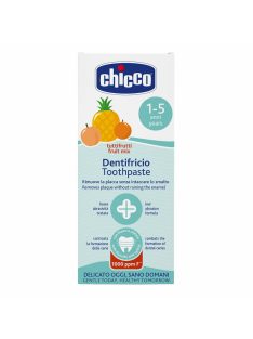   Chicco Vegyes gyümölcs ízű fogkrém 50 ml fluoridos xilittel Tuttifrutti 1-5 éves korra