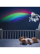 Chicco Rainbow Szivárvány zenélő forgó 3in1 kiságyjáték, projektor, éjjeli lámpa neutral