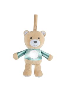   Chicco Lullaby Stardust Bear zenélő-fénylő, altató plüssmackó