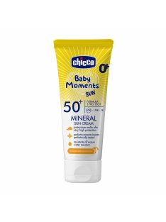   Chicco Ásványi Fényvédő krém SPF50+ (75 ml) UVA, UVB, INFRA sugárzás elleni nagyon magas védelem