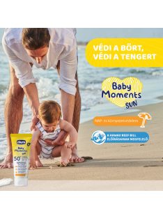   Chicco Ásványi Fényvédő krém SPF50+ (75 ml) UVA, UVB, INFRA sugárzás elleni nagyon magas védelem