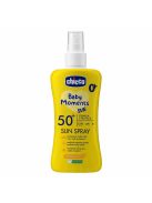 Chicco Fényvédő spray SPF 50+, 150 ml UVA, UVB, INFRA sugárzás elleni nagyon magas védelem