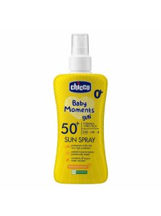   Chicco Fényvédő spray SPF 50+, 150 ml UVA, UVB, INFRA sugárzás elleni nagyon magas védelem