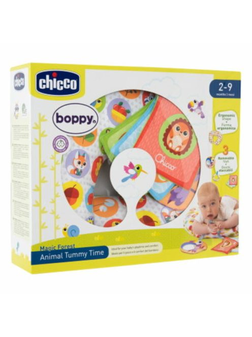 Chicco Boppy állatos hasalópárna levehető játékokkal