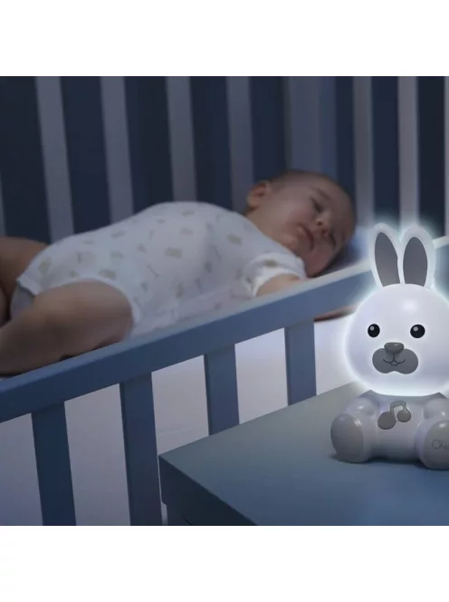 Chicco Dreamlight nyuszi zenélő lámpa hordozható Neutral