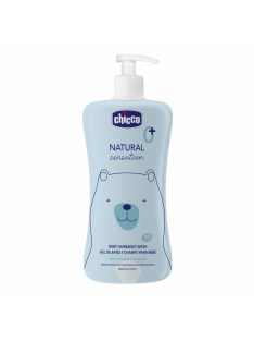   Chicco Sampon & Fürdető 500 ml - könnymentes fizio pH Natural Sensation Aloe és Kamilla