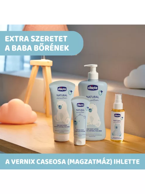 Chicco Arcápoló krém 50 ml Natural Sensation - Shea vaj és E-vitamin kék 50 ml