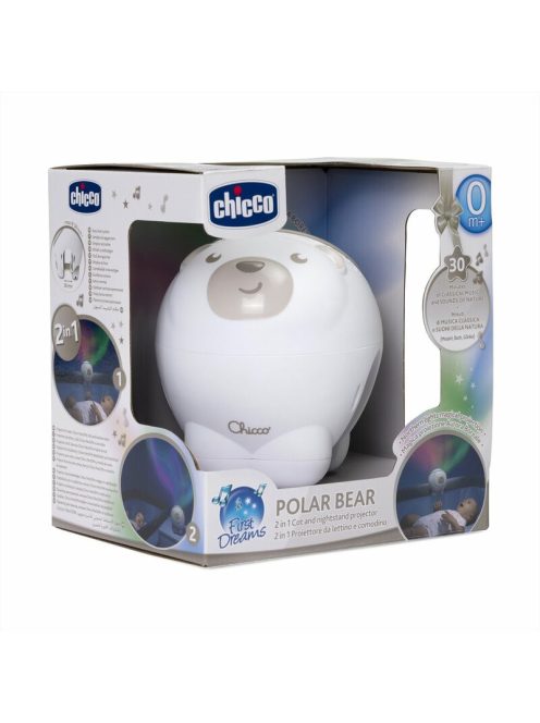 Chicco Jegesmedve projektor kiságyra, asztalra Polar Bear Neutral