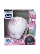 Chicco Jegesmedve projektor kiságyra, asztalra Polar Bear rózsaszín