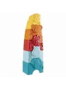 Chicco 2in1 Építőjáték műanyagból – állatos torony