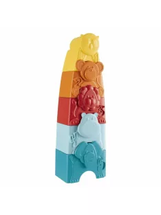 Chicco 2in1 Építőjáték műanyagból – állatos torony