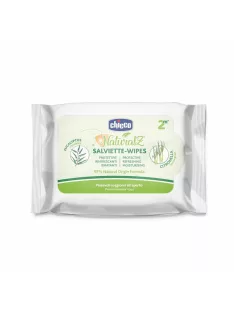   Chicco NaturalZ törlőkendő 20 db EUKALIPTUSZ, CITROMFŰ illóolajokkal