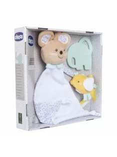   Chicco Újszülött ajándék szett: szundikendő, rágóka, cumipánt