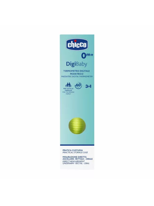 Chicco Digi Baby digitális hőmérő 1 db tokban - ultra kicsi