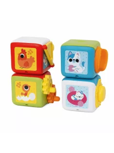   Chicco Építőkockák 2in1 manuális játék kézfejlesztő és logika