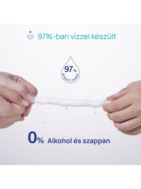 Chicco Törlőkendő illatos 72 db lótuszvizes - kék