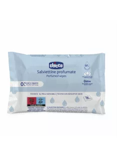   Chicco Törlőkendő illatos lótuszvizes 16 db érzékeny bőrre 97% víz