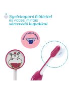 Chicco Fogkefe 3-6 év tejfogakhoz - rózsaszín