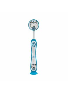   Chicco Fogkefe 3-6 év tejfogakhoz tapadókorongos védőkupakkal