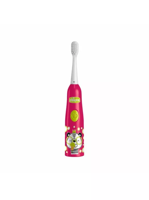 Chicco Elemes fogkefe rezgőfejjel 3év+ Panda 2 db cserefejjel