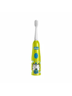   Chicco Elemes fogkefe rezgőfejjel 3év+ Tigris 2 db cserefejjel