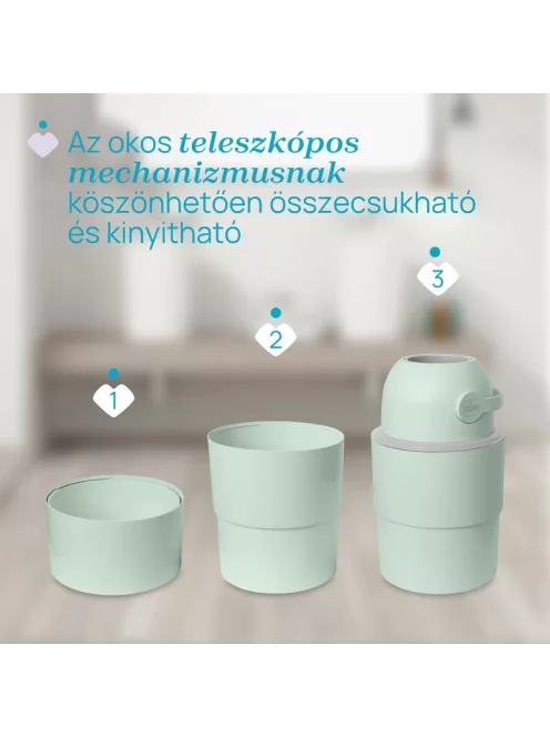 Chicco Teleszkópos pelenkatároló (15 db nejlonzsákkal) extra utántölt költség nélkül