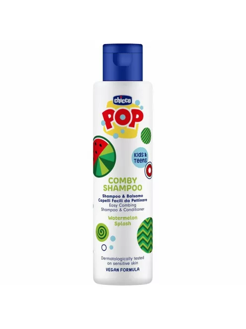 Chicco POP Sampon és balzsam 250 ml görögdinnye illatú gyerekek és tinik részére