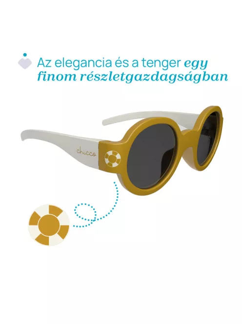 Chicco Chicco napszemüveg 0m+Beige füstös lencsékkel 2026 a
