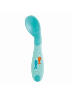 Chicco "Első kanalam" puha fejű kanál fiú 8m+
