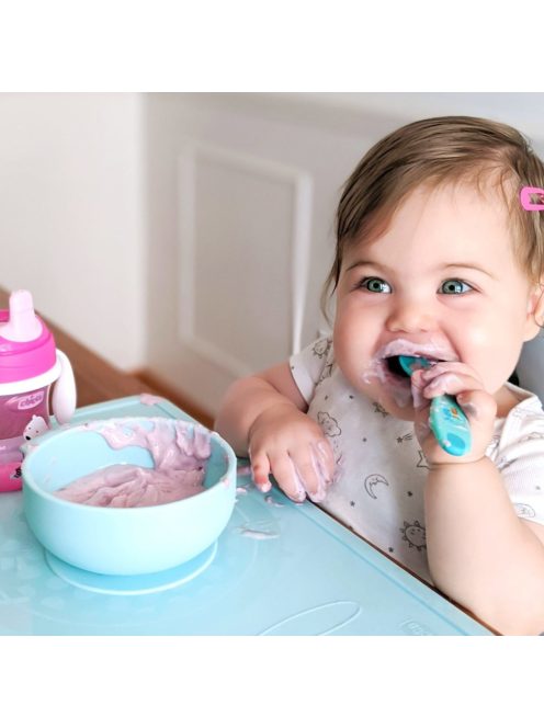 Chicco "Első kanalam" puha fejű kanál fiú 8m+