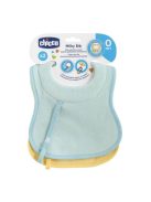 Chicco Milky Bib előke nedvszívó nyakrésszel és cumipánttal - 2 db szivacsbetétes előke, fiús