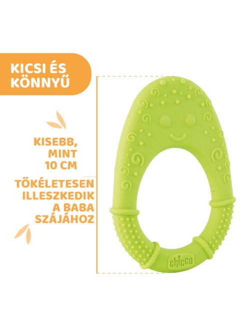 Chicco All soft szilikon rágóka 2m+ zöld