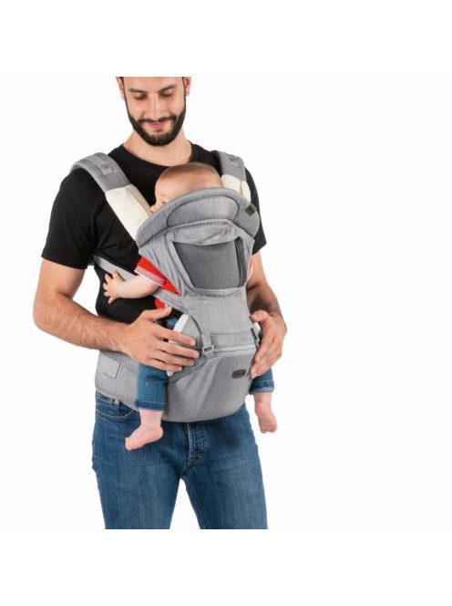 Chicco Hip Seat bébihordozó merev csípőülőkével, születéstől 15 kg-ig, Hazelwood