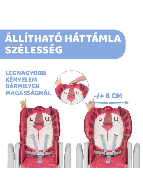 Chicco Polly 2 Start dönthető etetőszék, 0-15 kg, Lion