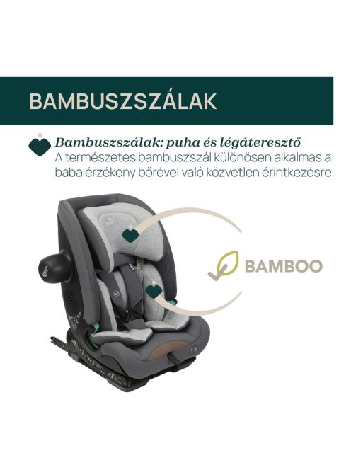 Chicco Seat&Go I-Size 76-150 cm autósülés 1/2/3 korcsoport - szürke