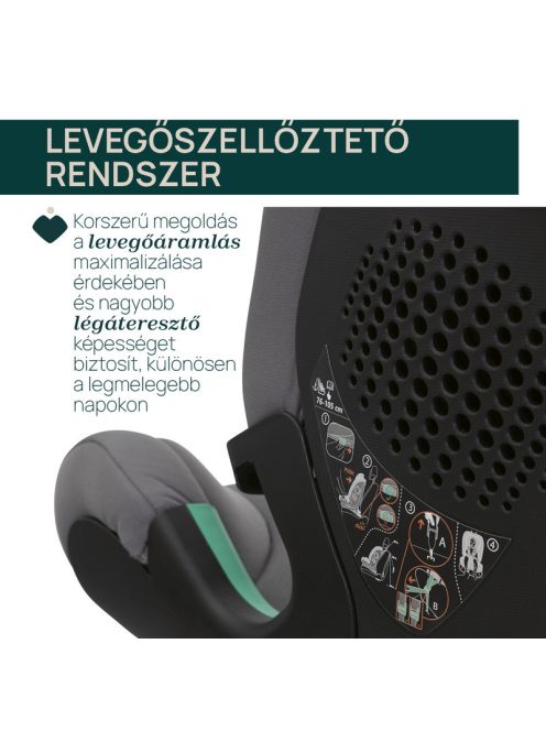 Chicco Seat&Go I-Size 76-150 cm autósülés 1/2/3 korcsoport - szürke
