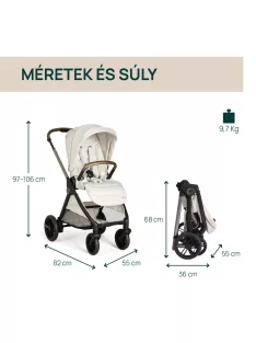   Chicco BELLAGIO babakocsi önzáródással 22 kg-ig trió rendszerré bővíthető