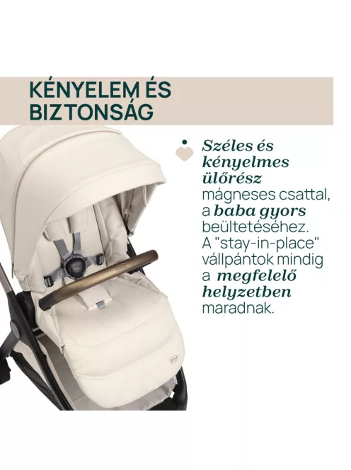 Chicco BELLAGIO babakocsi önzáródással 22 kg-ig trió rendszerré bővíthető