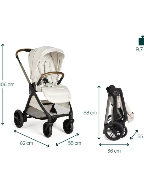 Chicco BELLAGIO babakocsi önzáródással 22 kg-ig trió rendszerré bővíthető