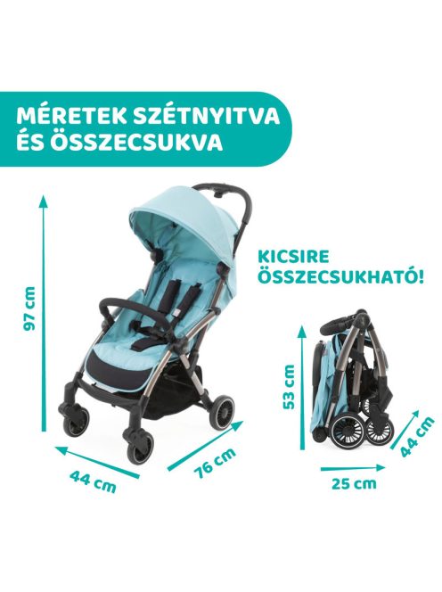 Chicco Cheerio utazó babakocsi automata zárral 0-15 kg Hydra