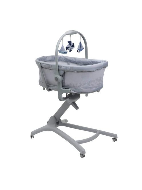 Chicco Baby Hug Pro 5in1 bölcső, pihenőszék, etetőszék, szék - Earl Grey