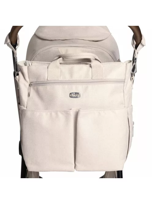 Chicco Parent Bag kismamatáska tárolózsebekkel és pelenkázó alátéttel - sötétszürke