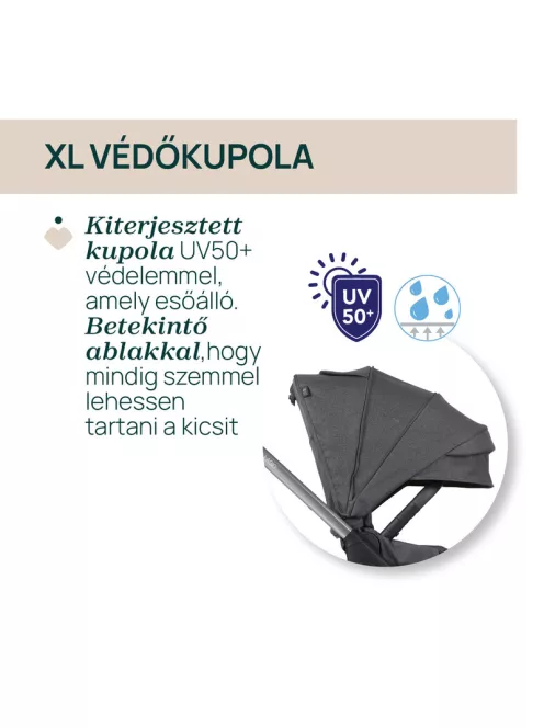 Chicco BELLAGIO Trio babakocsi önműködő záródással 22 kg-ig