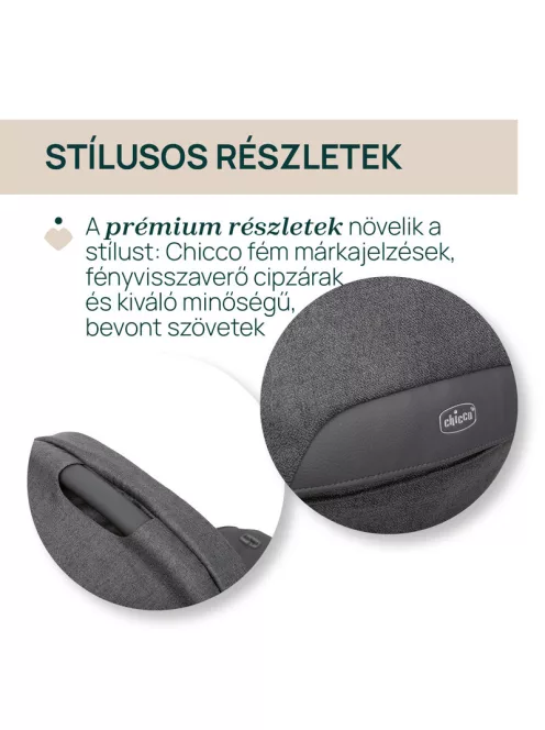 Chicco Flexi mózeskosár csak szettben kapható a Bellagio babakocsihoz Kory Plus hordozóval